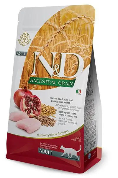 Farmina N&D Cat Ancestral Pollo 1,5Kg, pienso para gatos