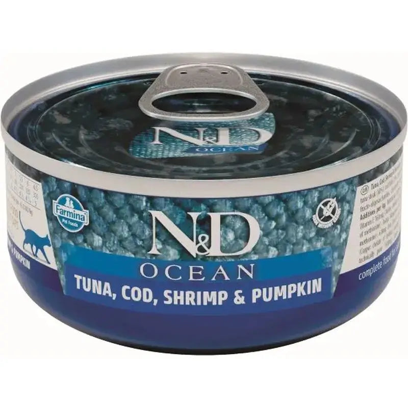 Farmina N&D Cat Ocean Tuna Cod Pumpkin 30X70Gr