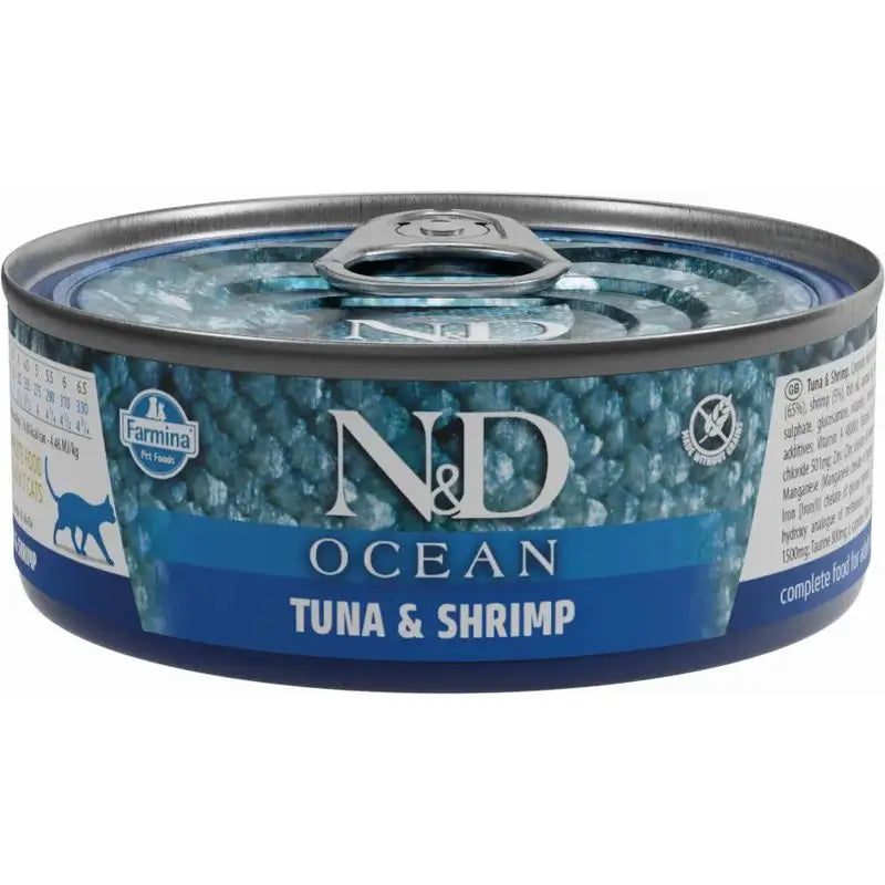 Farmina N&D Cat Ocean Ocean Tuna Shrimp Box 30X70Gr