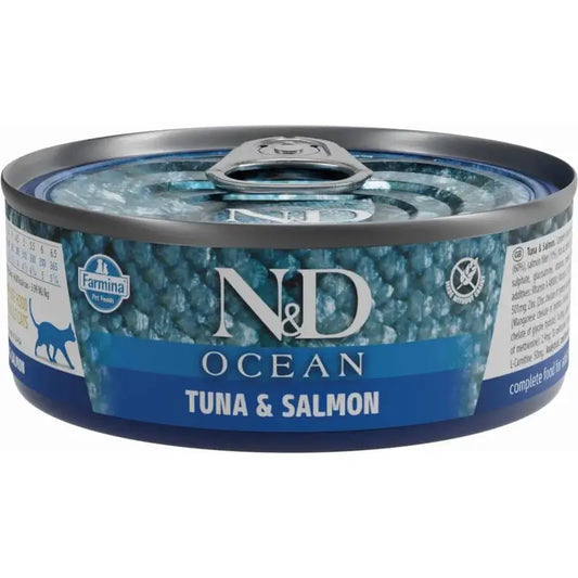 Farmina N&D Cat Ocean Ocean Tuna Salmon Box 30X70Gr