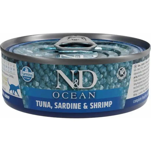 Farmina N&D Cat Ocean Ocean Tuna Sardine Shrimp 30X70Gr