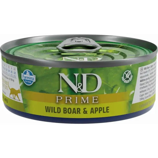 Farmina N&D Cat Prime Boar & Apple 30X70Gr Box