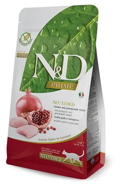 Farmina N&D Cat Prime Neutered Pollo 1,5Kg, pienso para gatos