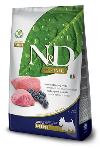 Farmina N&D Dog Prime Mini Cordero 2,5Kg, pienso para perros