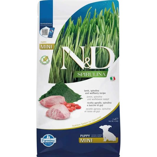 Farmina N&D Dog Puppy Spirulina Mini Lamb 2Kg