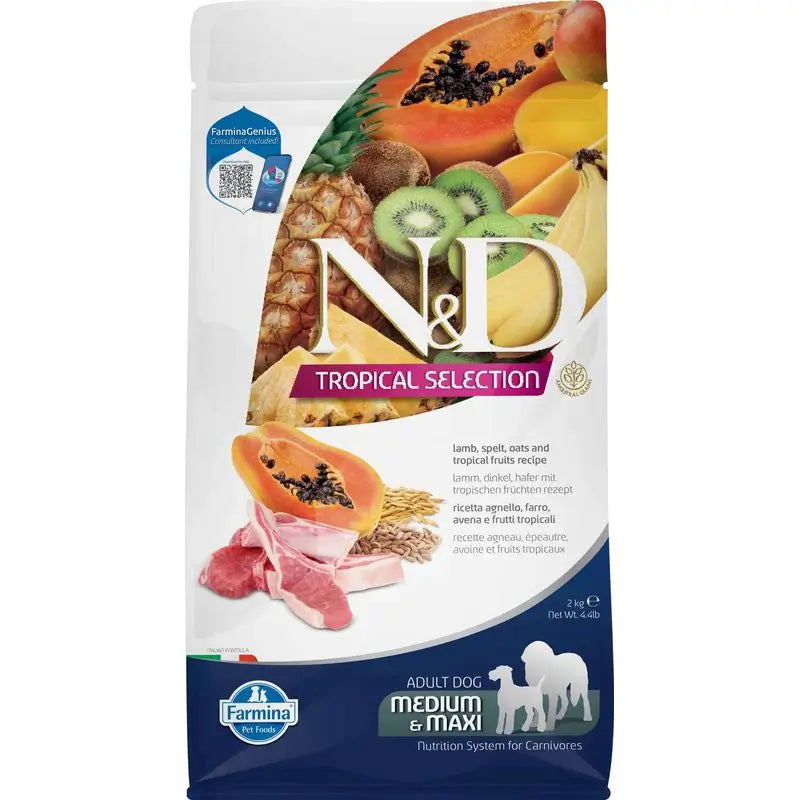 Farmina N&D Dog Tropical Selection Med Maxi Lamb 2Kg