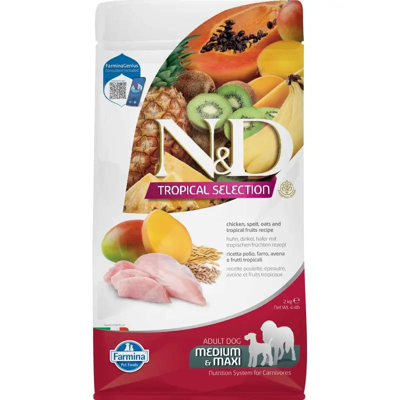 Farmina N&D Dog Tropical Selection Med Maxi Chicken 2Kg