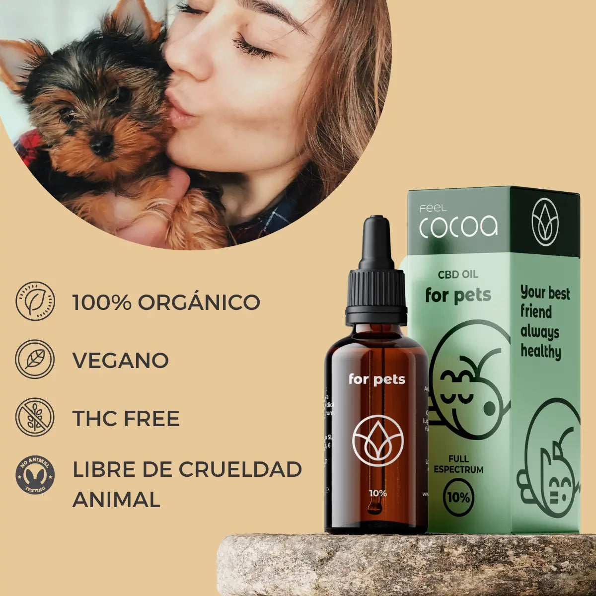 Feel Cocoa Cbd Oil 10% Dogs & Cats, 10 ml