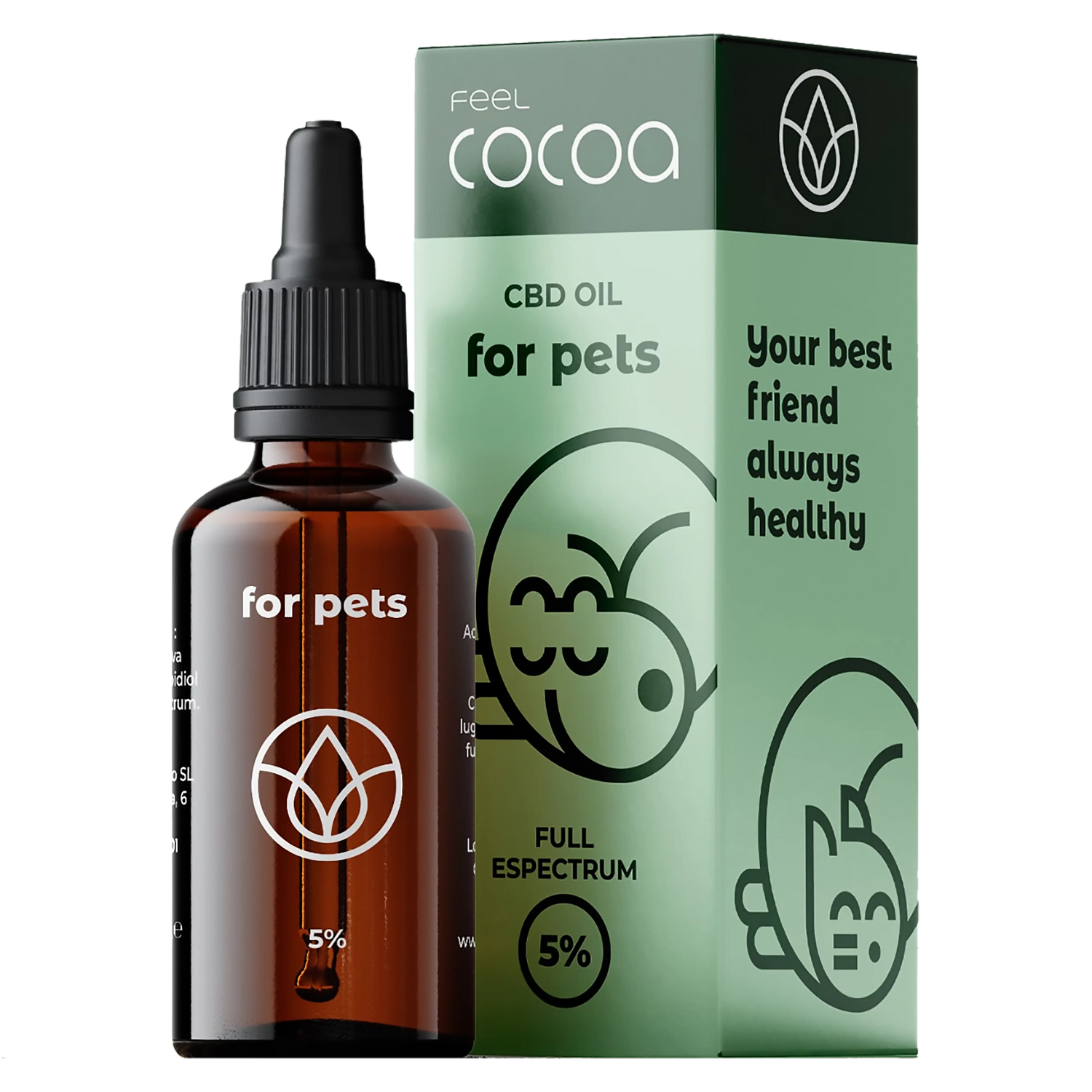 Feel Cocoa Cbd Oil 5% Dogs & Cats, 10 ml