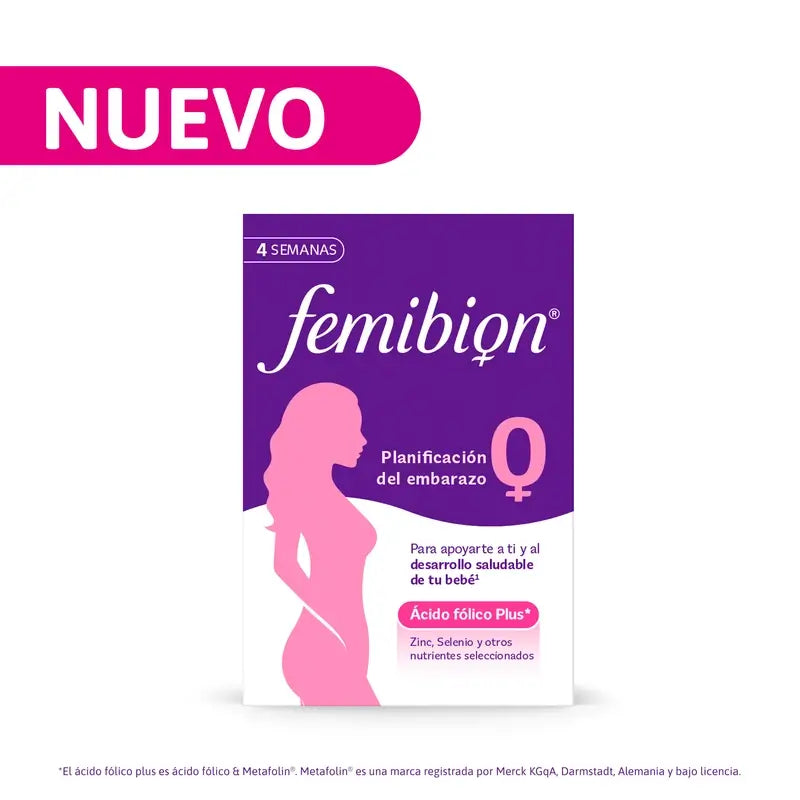 Femibion 0 Pregnancy Planning with Folic Acid Plus, 3X28 tablets