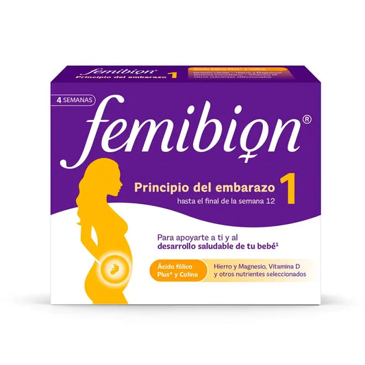 Femibion 1 First Trimester Pregnancy, Weeks 1-12, Folic Acid Plus, 28 Tablets