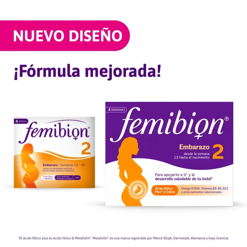 Femibion 2 Pregnancy with Folic Acid and Vitamins, 28 tablets