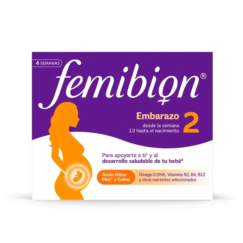 Femibion 2 Pregnancy with Folic Acid and Vitamins, 28 tablets