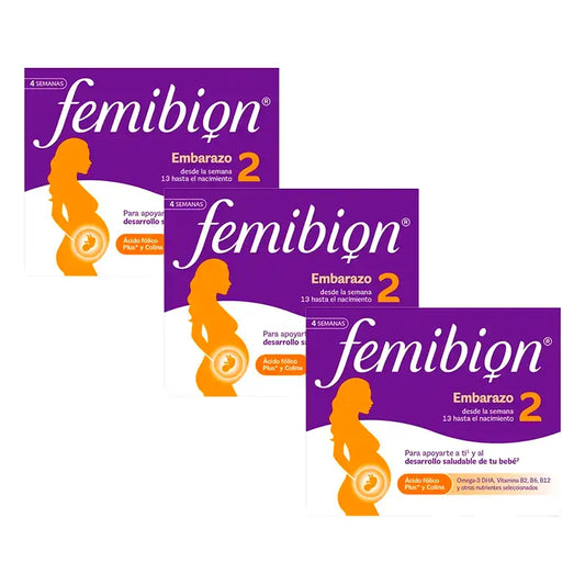 Femibion 2 Pregnancy with Folic Acid and Vitamins, 3X28 tablets