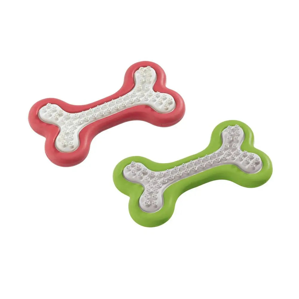 Ferplast Juguete Perro Pa 6568 Rubber Bone Teeth  Pequeño 1 Unidad