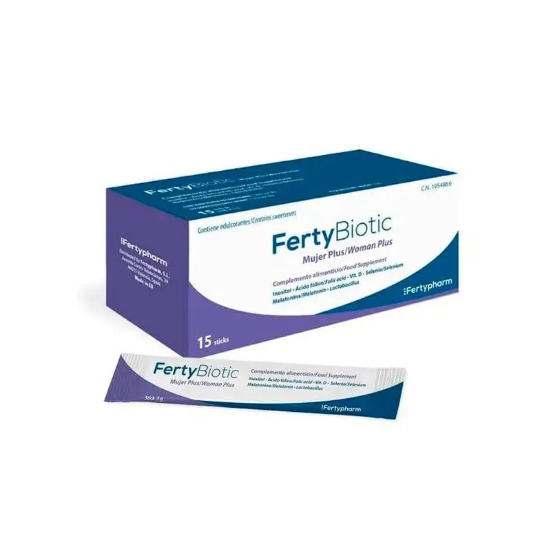 Fertybiotic Women Plus, 15 sticks