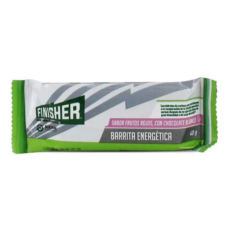 Finisher White Chocolate Red Berry Flavoured Energy Bars 20 units