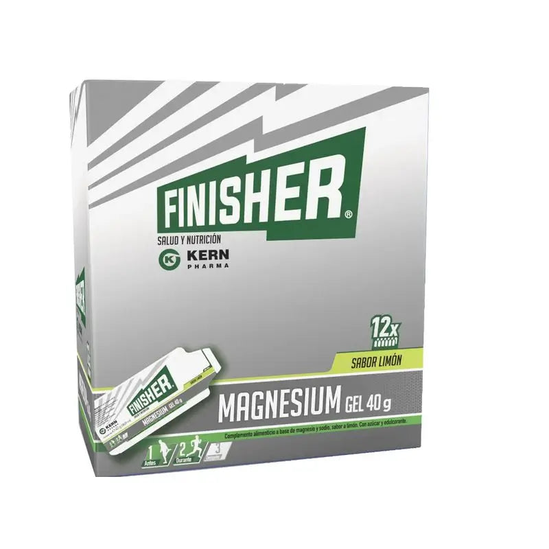 Finisher Magnesium Gel Lemon, 40g x 12 sachets