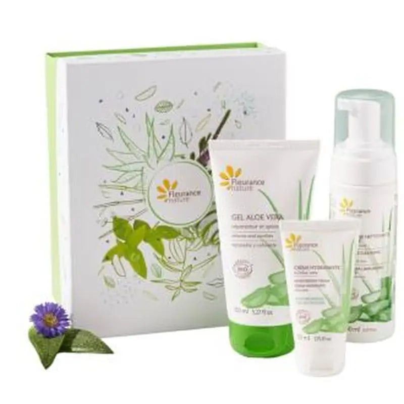 Fleurance Nature Cofre Aloe Vera Espuma +Gel Aloe+Crema Hidratante