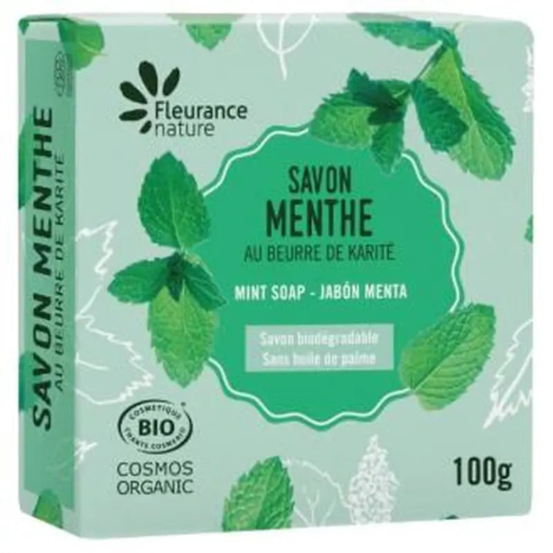 Fleurance Nature Jabon Perfumado Menta Pastilla 100Gr.