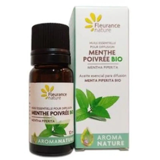 Fleurance Nature Menta Piperita Aceite Esencial Difusion 10Ml.