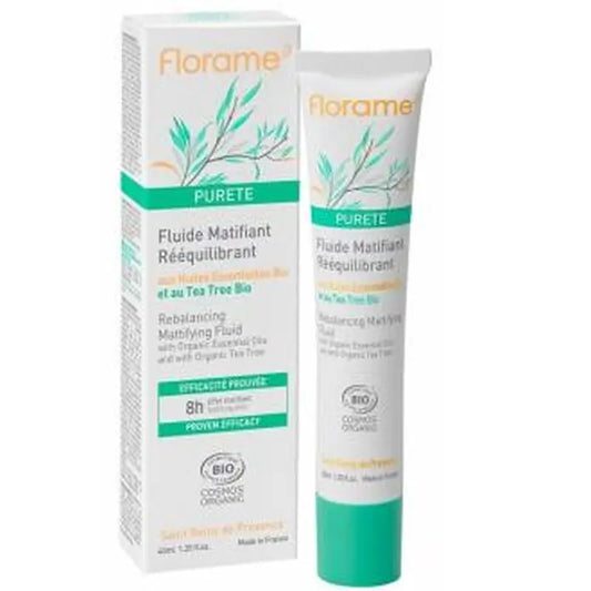 Florame Purete Fluido Matificante Reequilibrante 40Ml.