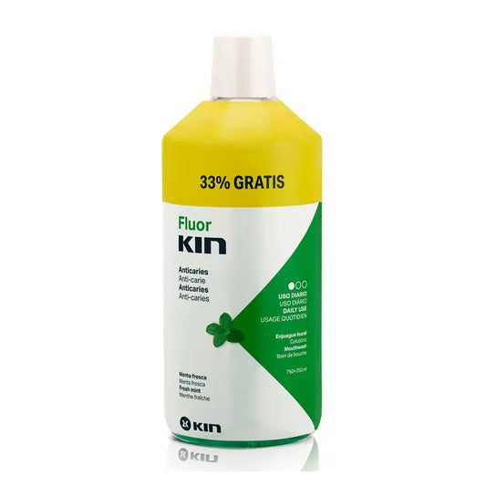 KIN FluorKIN Anticaries Enjuague Diario 750+250 ml