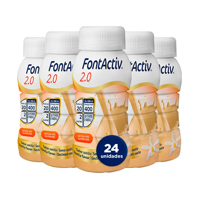 Fontactiv 2.0 Sabor Vainilla 200ml x 24 Botellas