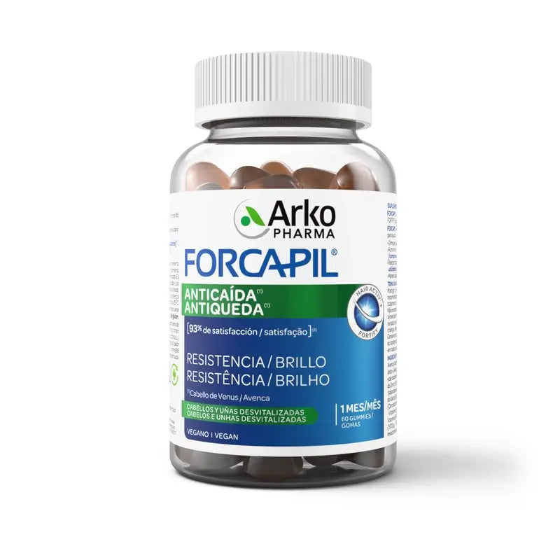 Forcapil Anti-Hair Loss, 60 gummy candies