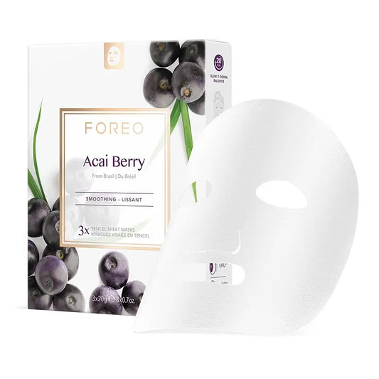 Foreo Farm To Face Sheet Mask - Acai Berry x3