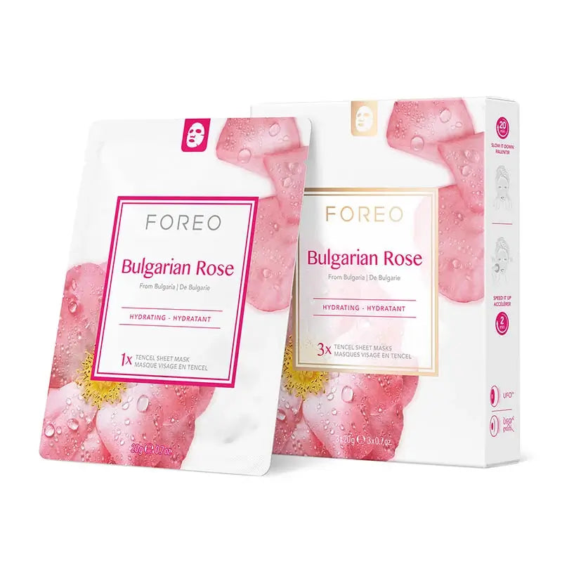 Foreo Farm To Face Sheet Mask - Bulgarian Rose x3