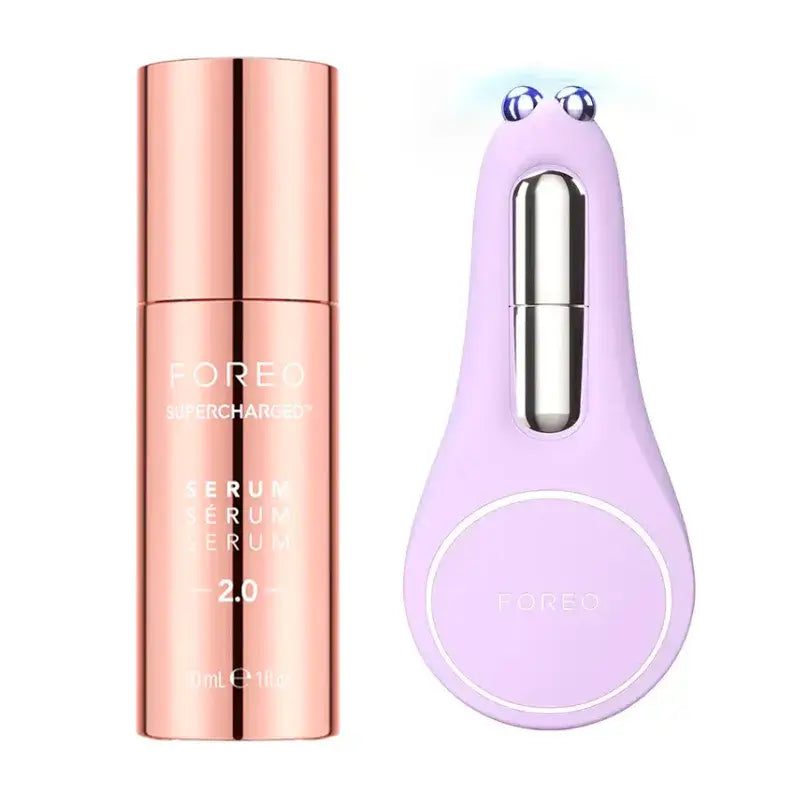 Foreo Supercharged™ Serum 2.0 + Foreo Bear 2 Eyes & Lips Lavender , 2 pcs.