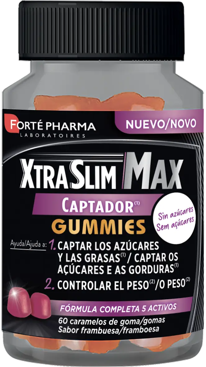 Forté Pharma Xtraslim Max Captador Gumm, 60 Unidades