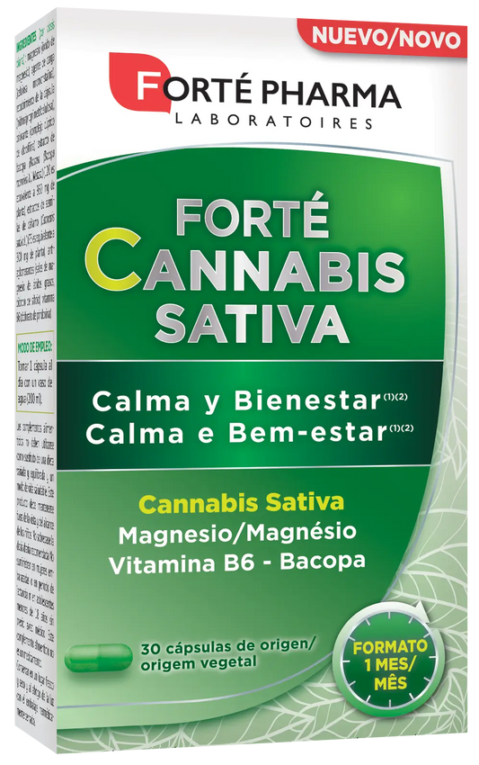 Forté Pharma Forte Cannabis Sativa, 30 Cápsulas