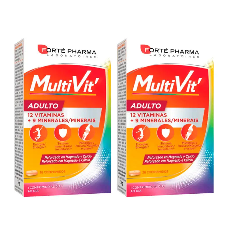 Forte Pharma Duplo Energy Multivitamins Adult 2 x 28 tablets