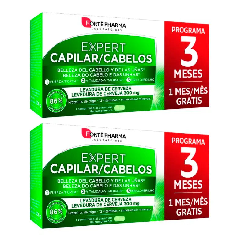 Forte Pharma Duplo Expert Capilar, 2 x 84 tablets