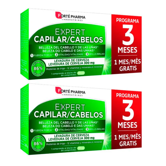 Forte Pharma Duplo Expert Capilar, 2 x 84 tablets