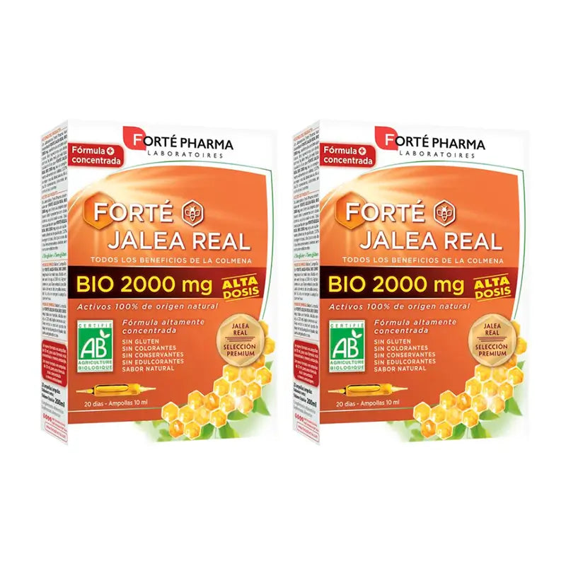 Forte Pharma Duplo Forté Royal Jelly Bio 2000 mg 2 x 20 Amp.