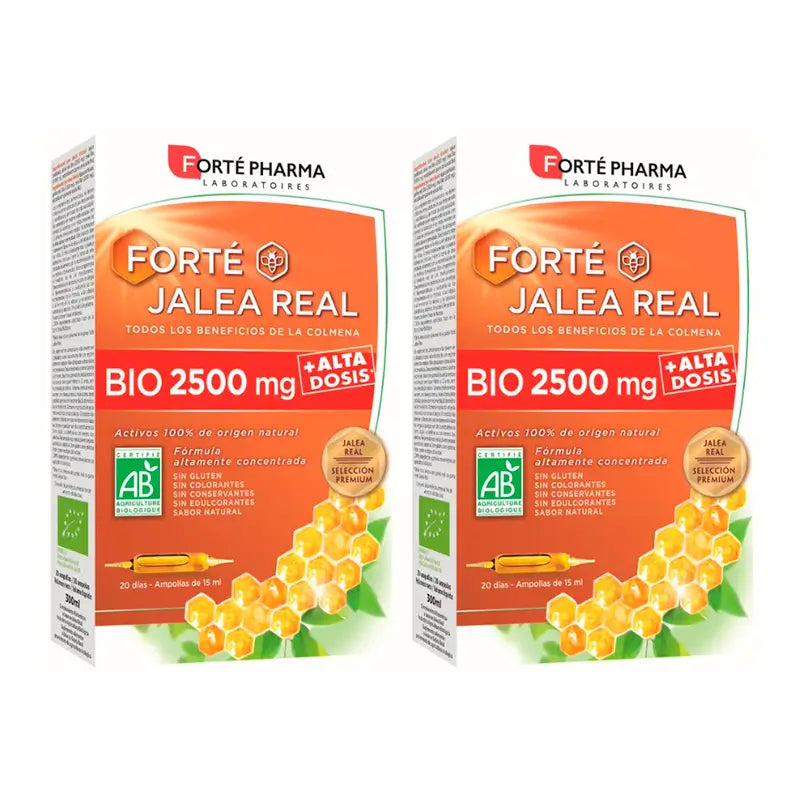 Forte Pharma Duplo Forté Royal Jelly Bio 2500 mg 2 x 20 Amp