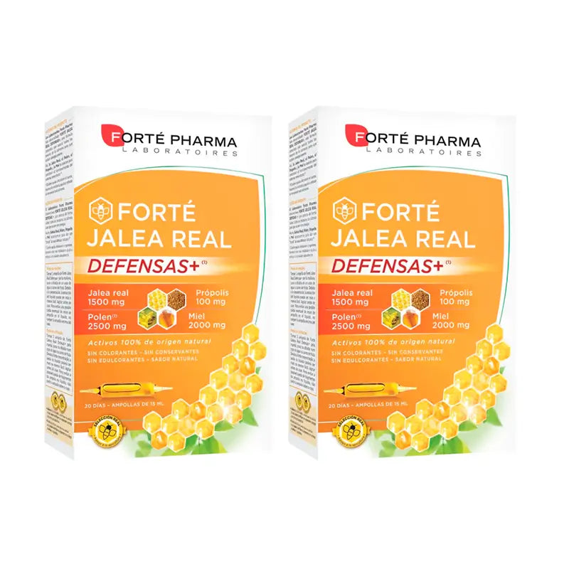 Forte Pharma Duplo Forté Royal Jelly Defence+, 2 x 20 phials