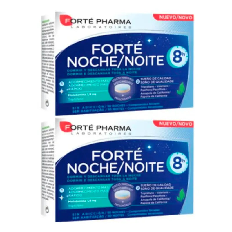 Forte Pharma Duplo Forté Noche 8H, 2 x 30 tablets