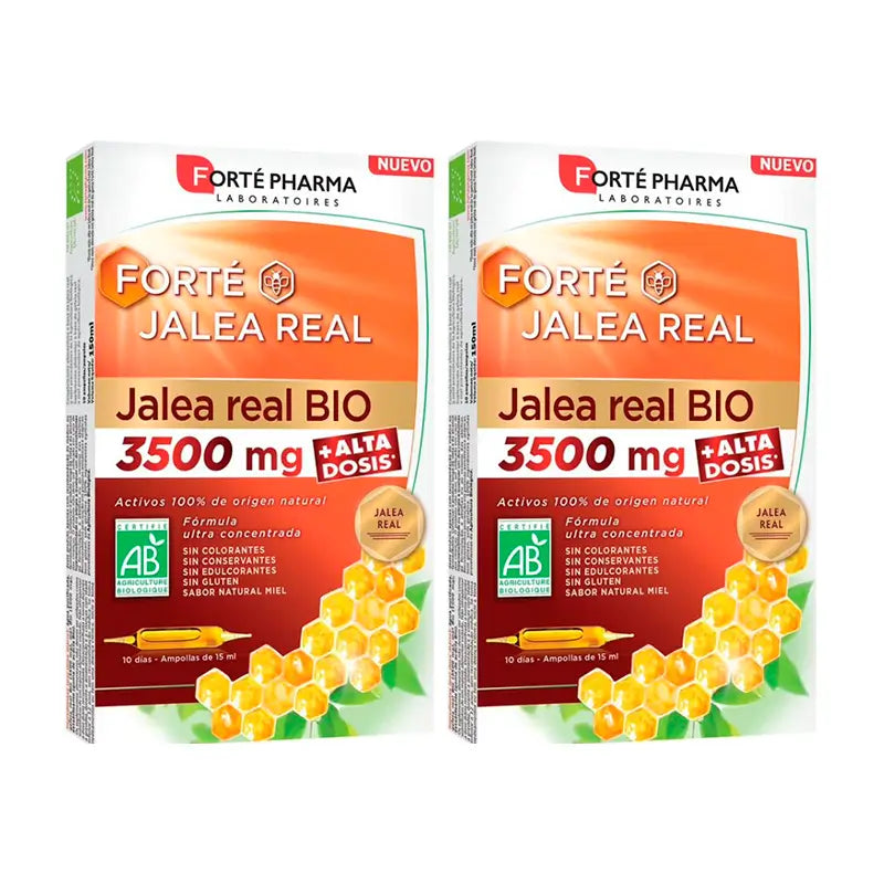 Forté Pharma Duplo Royal Jelly Bio 3500 Mg, 2 x 10 phials