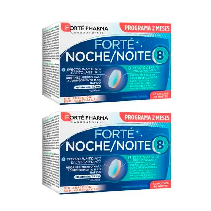 Forté Pharma Duplo Night 8H 60 Days,2 x 60 Tablets