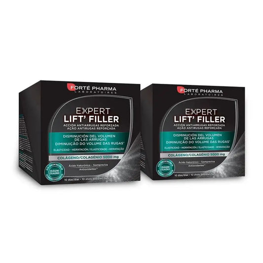 Forté Pharma Expert Lift Filler Volume Decrease 10 Shots Pack Of 2 Units