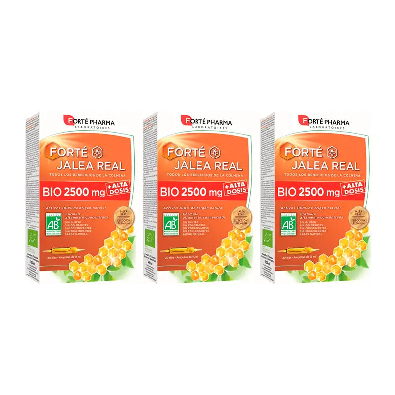 Forte Pharma Triplo Forté Royal Jelly Bio 2500 mg 3 x 20 Amp