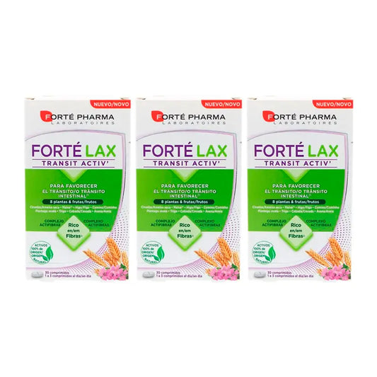 Forte Pharma Triplo Forté Lax Active Transit, 3 x 30 tablets