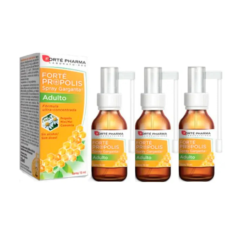 Forté Pharma Triplo Forté Propolis Spray, 3 x 15ml