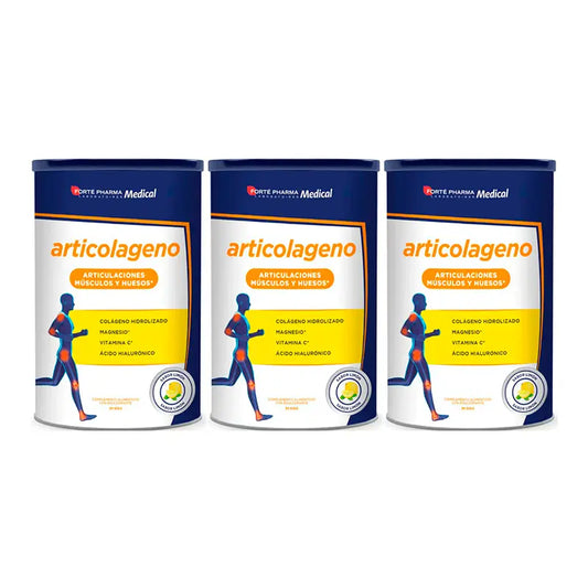 Forte Pharma Triplo Medical Articolageno Lemon Flavour, 3 x 349,5gr