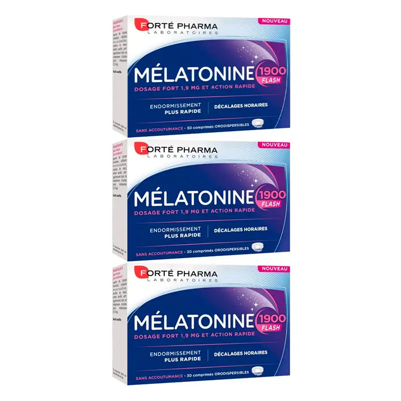 Forte Pharma Triplo Melatonin Flash 1900 3 x 30 tablets