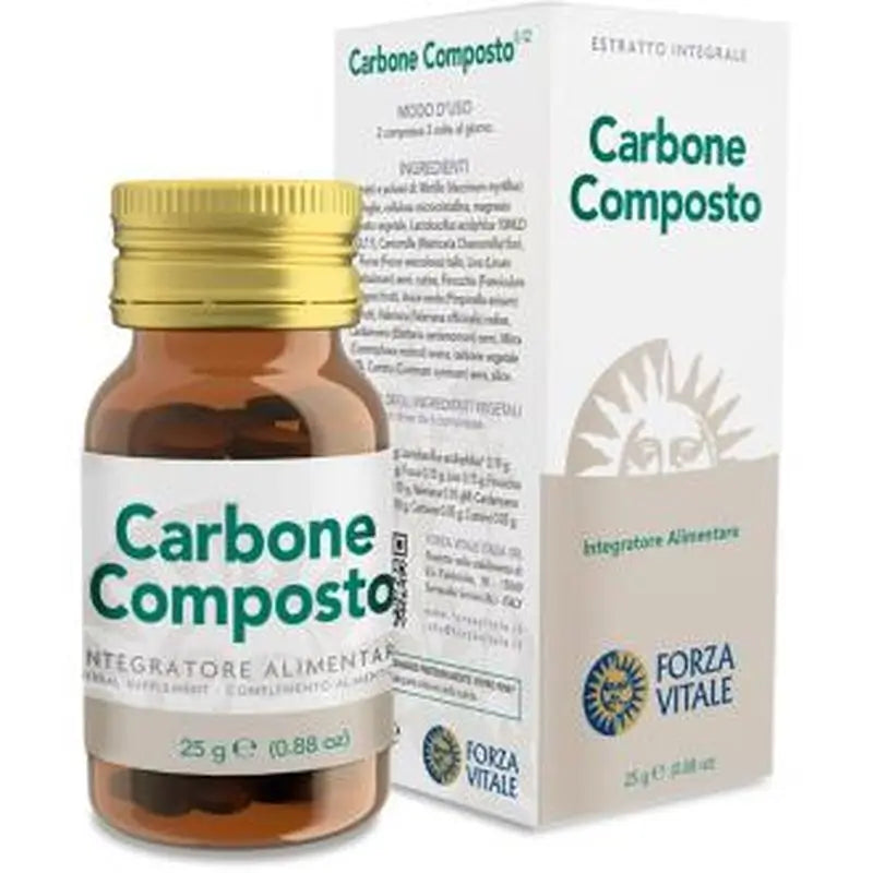 Forza Vitale Carbone Composto  25Gr.Comprimidos 